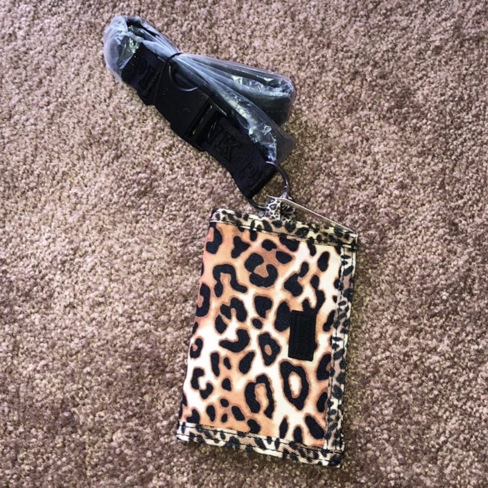 PINK Victoria’s Secret Leopard lanyard